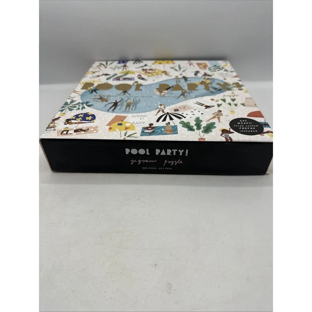 Pool Party Puzzle Carolyn Suzuki Goods 50cm‎ X 70cm Used 2021 Out Of Production